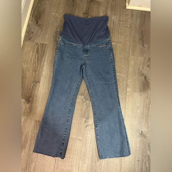 Mango Blue Flare Women's Jeans maternity - Picture 1 of 4